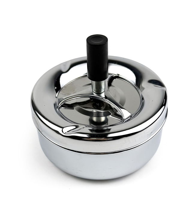 Confortime Cenicero Acero Push 11 cm (24 Unidades) Confortime Cenicero Acero Push 11 cm (24 Unidades)