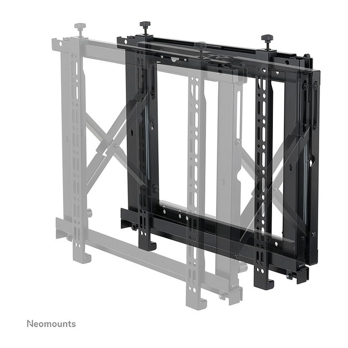 Neomounts WL95-800BL1 Soporte de pared Push-to-Pop-Out para videowall o pantalla de 42 a 70 pulgadas - Capacidad 35 kg - Negro