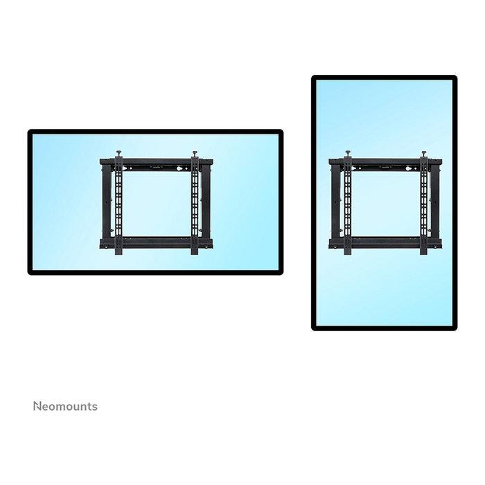 Neomounts WL95-800BL1 Soporte de pared Push-to-Pop-Out para videowall o pantalla de 42 a 70 pulgadas - Capacidad 35 kg - Negro