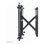 Neomounts WL95-800BL1 Soporte de pared Push-to-Pop-Out para videowall o pantalla de 42 a 70 pulgadas - Capacidad 35 kg - Negro