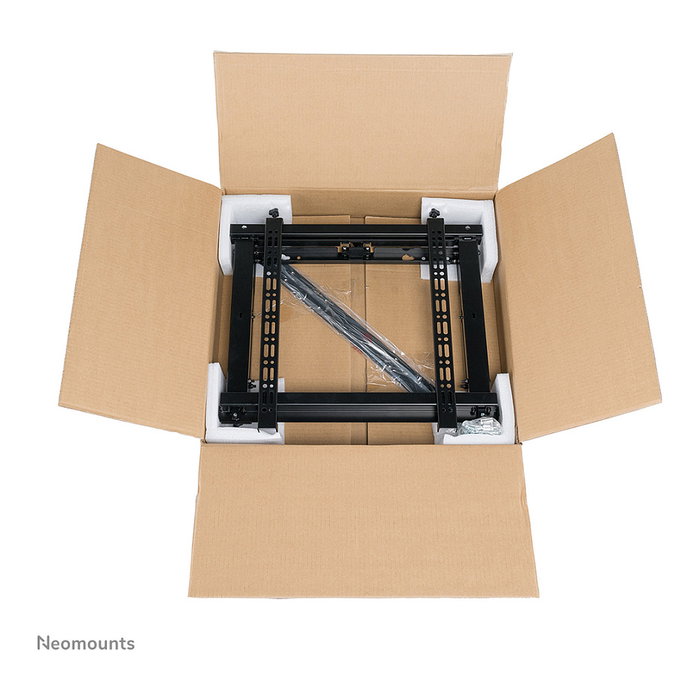 Neomounts WL95-800BL1 Soporte de pared Push-to-Pop-Out para videowall o pantalla de 42 a 70 pulgadas - Capacidad 35 kg - Negro
