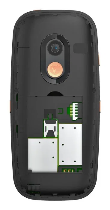 Gigaset GL695 Teléfono para Personas Mayores, Formato Barra, SIM Única 4G, Pantalla 5.87 cm (2.31"), Botones Grandes, SOS, Cámara 2 MP, Bluetooth 5.0, USB-C, Color Negro