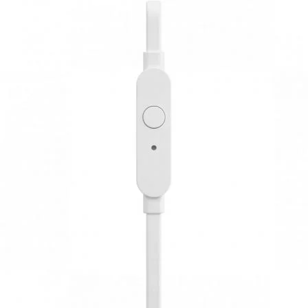 JBL JBLT160WHT Auriculares Intrauditivos Tune 160 con Micrófono, Jack 3.5 mm, Sonido Pure Bass, Cable Plano sin Enredos, Blancos