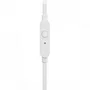 JBL JBLT160WHT Auriculares Intrauditivos Tune 160 con Micrófono, Jack 3.5 mm, Sonido Pure Bass, Cable Plano sin Enredos, Blancos
