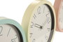 DKD Home Decor Reloj Pared Basicos 30 x 30 x 4.2 cm (3 Unidades)