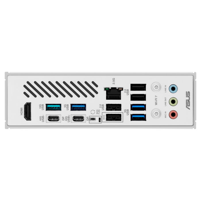 Asus X870 MAX GAMING WIFI7 W Blanco, Zócalo AM5, ATX, DDR5 Asus X870 MAX GAMING WIFI7 W Blanco, Zócalo AM5, ATX, DDR5