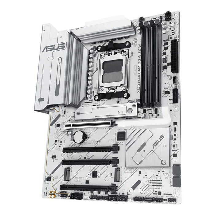 Asus X870 MAX GAMING WIFI7 W Blanco, Zócalo AM5, ATX, DDR5 Asus X870 MAX GAMING WIFI7 W Blanco, Zócalo AM5, ATX, DDR5
