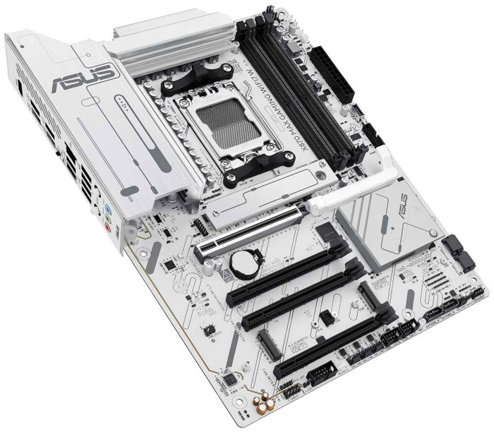 Asus X870 MAX GAMING WIFI7 W Blanco, Zócalo AM5, ATX, DDR5 Asus X870 MAX GAMING WIFI7 W Blanco, Zócalo AM5, ATX, DDR5