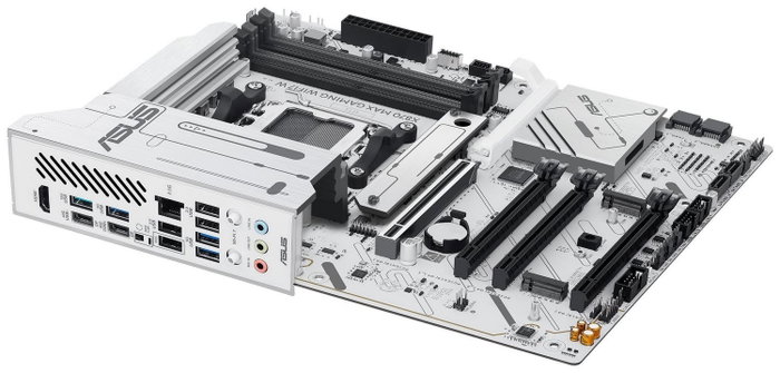 Asus X870 MAX GAMING WIFI7 W Blanco, Zócalo AM5, ATX, DDR5 Asus X870 MAX GAMING WIFI7 W Blanco, Zócalo AM5, ATX, DDR5