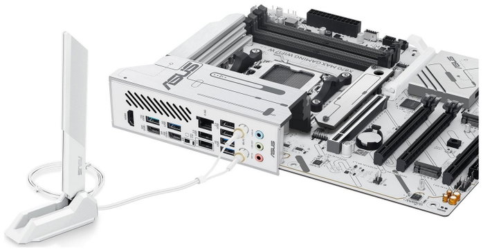 Asus X870 MAX GAMING WIFI7 W Blanco, Zócalo AM5, ATX, DDR5 Asus X870 MAX GAMING WIFI7 W Blanco, Zócalo AM5, ATX, DDR5