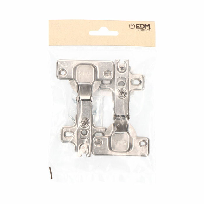 Edm Bisagra de cazoleta recta modelo BC02, 35 mm, 2 uds