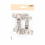 Edm Bisagra de cazoleta recta modelo BC02, 35 mm, 2 uds