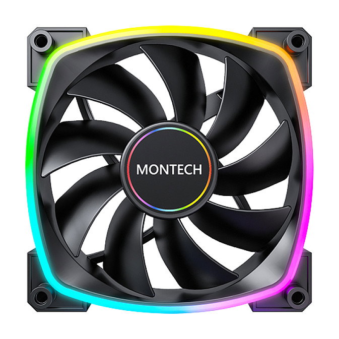 Montech AX140 PWM 140 mm Negro con Iluminación LED