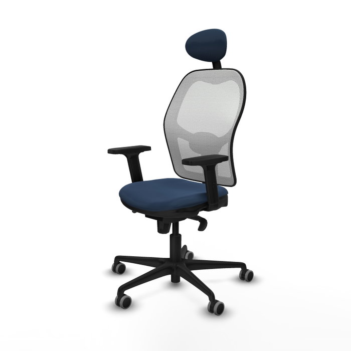 PIQUERAS Y CRESPO Silla de oficina Jorquera Azul marino y Blanco PIQUERAS Y CRESPO Silla de oficina Jorquera Azul marino y Blanco