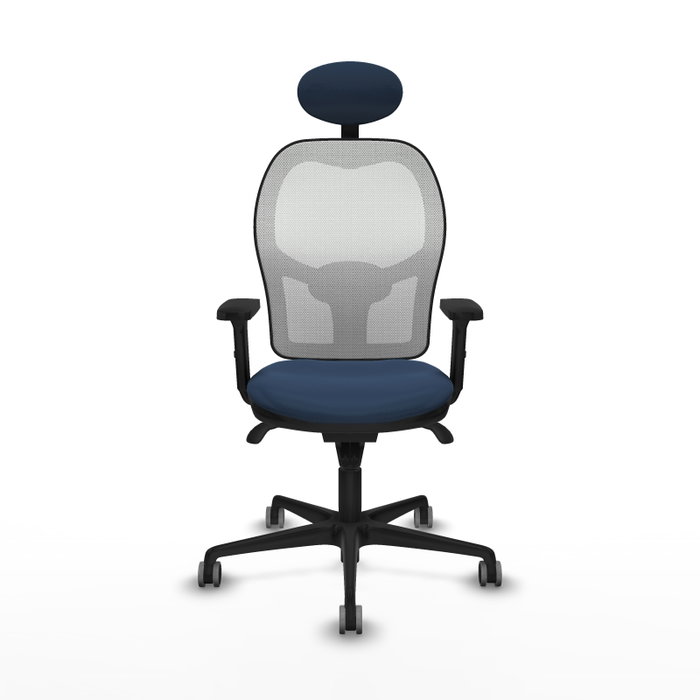 PIQUERAS Y CRESPO Silla de oficina Jorquera Azul marino y Blanco PIQUERAS Y CRESPO Silla de oficina Jorquera Azul marino y Blanco