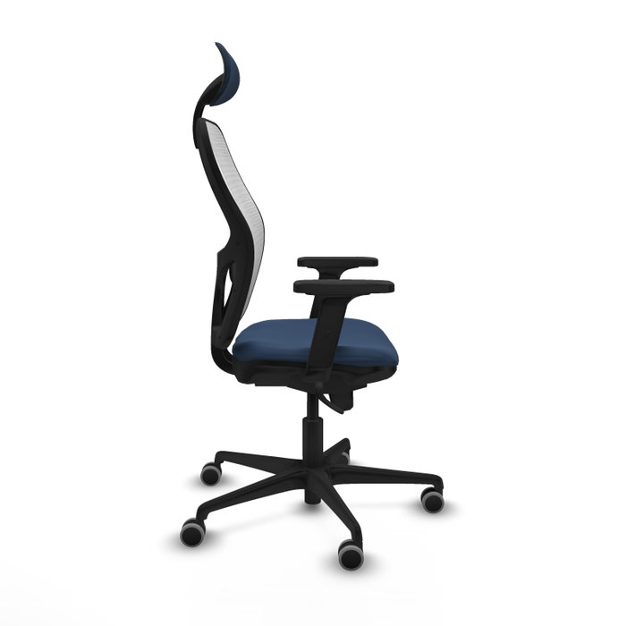 PIQUERAS Y CRESPO Silla de oficina Jorquera Azul marino y Blanco PIQUERAS Y CRESPO Silla de oficina Jorquera Azul marino y Blanco