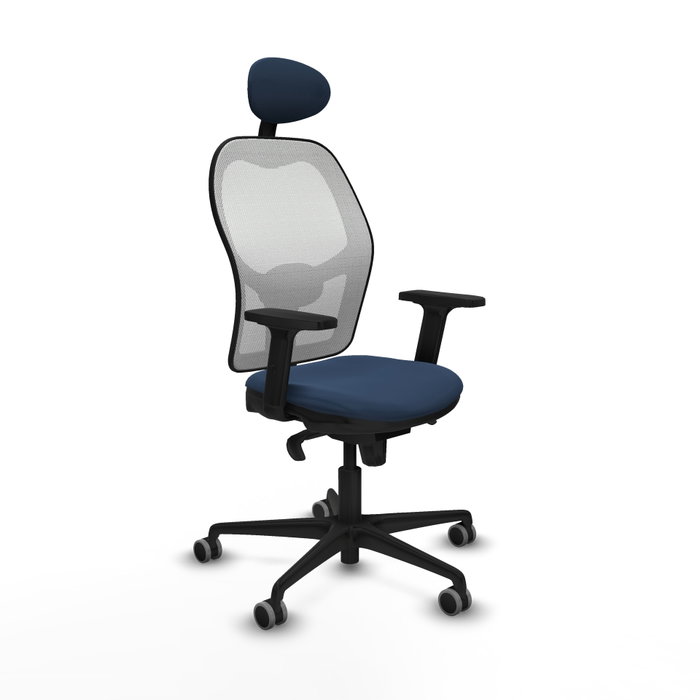 PIQUERAS Y CRESPO Silla de oficina Jorquera Azul marino y Blanco PIQUERAS Y CRESPO Silla de oficina Jorquera Azul marino y Blanco