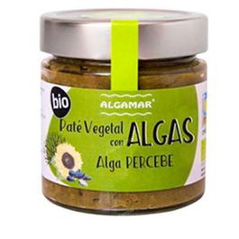 ALGAMAR Paté de Alga Percebe 180Gr Bio Ecológico Untable Vegetal Sabor a Mar