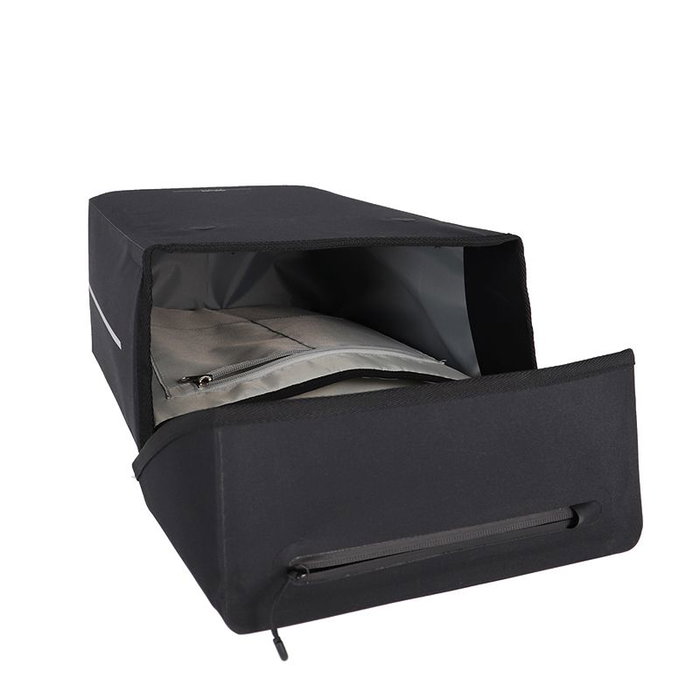XLC BA-W13 Cesta Lateral Impermeable para Portabultos Trasero - 15 Litros, Poliéster