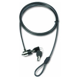 Dicota D30835 Cable de Seguridad T-Lock Value, Cierre con Llave, Acero, 2 m