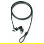 Dicota D30835 Cable de Seguridad T-Lock Value, Cierre con Llave, Acero, 2 m