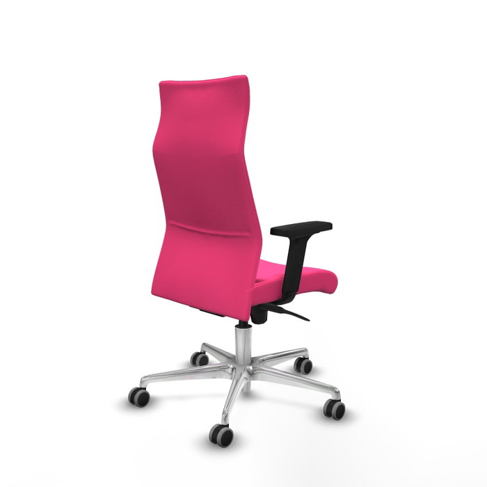 PIQUERAS Y CRESPO Sillón Albacete Rosa con Mecanismo Sincro y Base de Aluminio PIQUERAS Y CRESPO Sillón Albacete Rosa con Mecanismo Sincro y Base de Aluminio