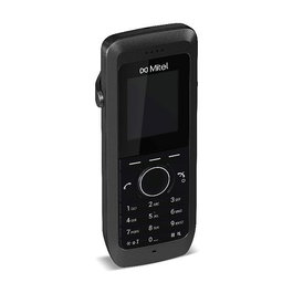 Mitel 5613 Teléfono DECT Inalámbrico Negro, Terminal con Pantalla TFT 1.8", Agenda 1000 Contactos, SMS, Vibración, Auricular 3.5mm