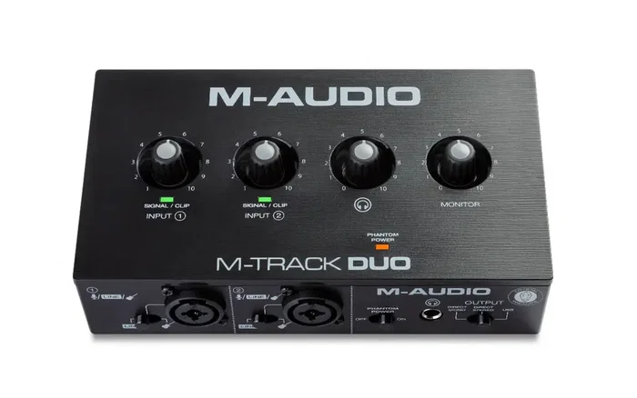 MAUDIO M-Track Duo Interfaz de Audio Portátil 16cm Ancho 10cm Alto 23cm Largo