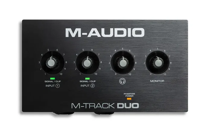 MAUDIO M-Track Duo Interfaz de Audio Portátil 16cm Ancho 10cm Alto 23cm Largo