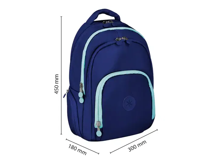 Antartik Mochila Fusion Flex Multibolsillo Azul Marino 19L 450x180x300 mm Antartik Mochila Fusion Flex Multibolsillo Azul Marino 19L 450x180x300 mm