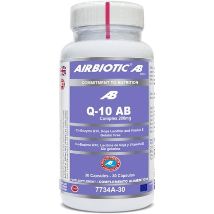AIRBIOTIC Co-Enzima Q10 200 mg, 30 cápsulas