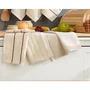 Aucune Juego de 6 toallas de baño - 30 x 50 cm - Beige