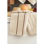 Aucune Juego de 6 toallas de baño - 30 x 50 cm - Beige