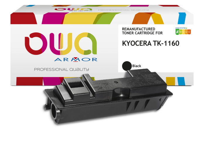 Armor Cartucho de tóner compatible negro para KYOCERA TK-1160 K18337OW Armor Cartucho de tóner compatible negro para KYOCERA TK-1160 K18337OW