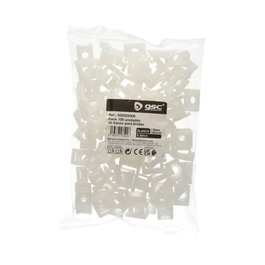 Hantums Pack de 100 bases para bridas 6.8mm