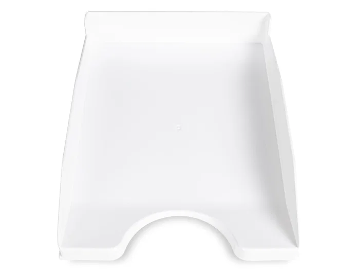 Q-connect Bandeja sobremesa plástico blanco opaco 240x70x340 mm
