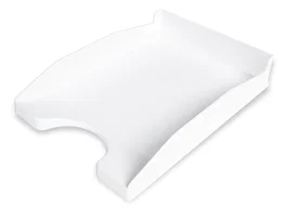 Q-connect Bandeja sobremesa plástico blanco opaco 240x70x340 mm