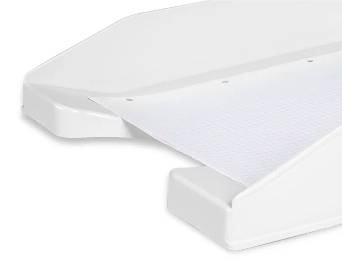 Q-connect Bandeja sobremesa plástico blanco opaco 240x70x340 mm