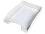 Q-connect Bandeja sobremesa plástico blanco opaco 240x70x340 mm