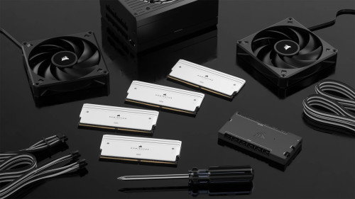 Corsair Dominator Titanium CMP64GX5M2B6400C32W 64 GB (2x32 GB) DDR5 6400 MHz CL32 Corsair Dominator Titanium CMP64GX5M2B6400C32W 64 GB (2x32 GB) DDR5 6400 MHz CL32