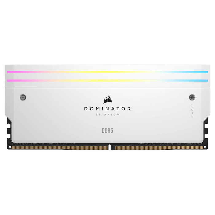 Corsair CMP64GX5M2B6400C32W Kit 64GB DDR5 6400MHz CL32 Dominator Titanium RGB Blanco (2x32GB) para PC