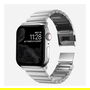 Nomad Strap V2 Correa para Apple Watch 42/44/45/49 mm en Acero Inoxidable Plateado