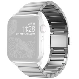 Nomad NM1A4HSXS0 Correa de Acero Inoxidable Plata para Apple Watch 42/44/45/49mm