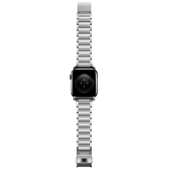 Nomad NM1A4HSXS0 Correa de Acero Inoxidable Plata para Apple Watch 42/44/45/49mm Nomad NM1A4HSXS0 Correa de Acero Inoxidable Plata para Apple Watch 42/44/45/49mm