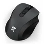 Redragon BM-4091 Ratón Ergonómico Inalámbrico Bluetooth y 2.4 GHz, 6 Botones, Negro, Oficina