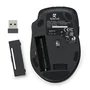 Redragon BM-4091 Ratón Ergonómico Inalámbrico Bluetooth y 2.4 GHz, 6 Botones, Negro, Oficina