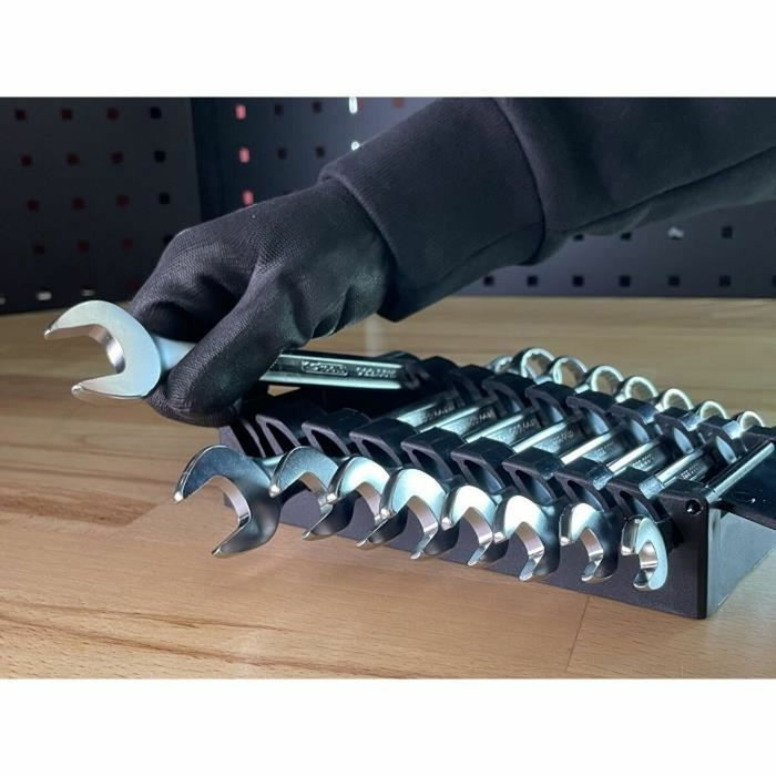 Ks Tools Juego de llaves combinadas métricas de 9 piezas 8-19 mm