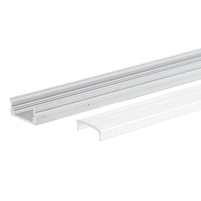 BX3 Light Perfil Aluminio para Tira LED con Difusor Opal 2 Metros [BX3-A1707]