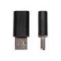 GoodConnections USB-AD200 Adaptador USB-A Macho a USB-C Hembra 2.0, Negro, PVC, Velocidad 0.48 Gbit/s
