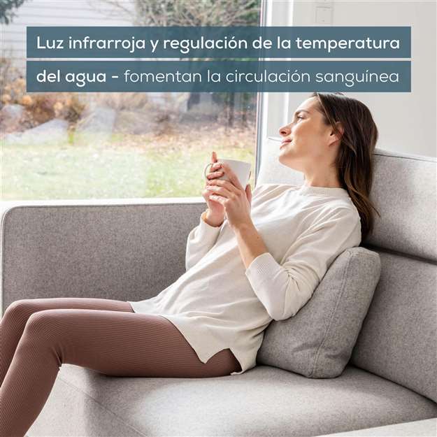 Beurer FB-20 Hidromasaje de Pies con Masaje Vibratorio, Burbujas, Regulación de Temperatura y Luz Infrarroja